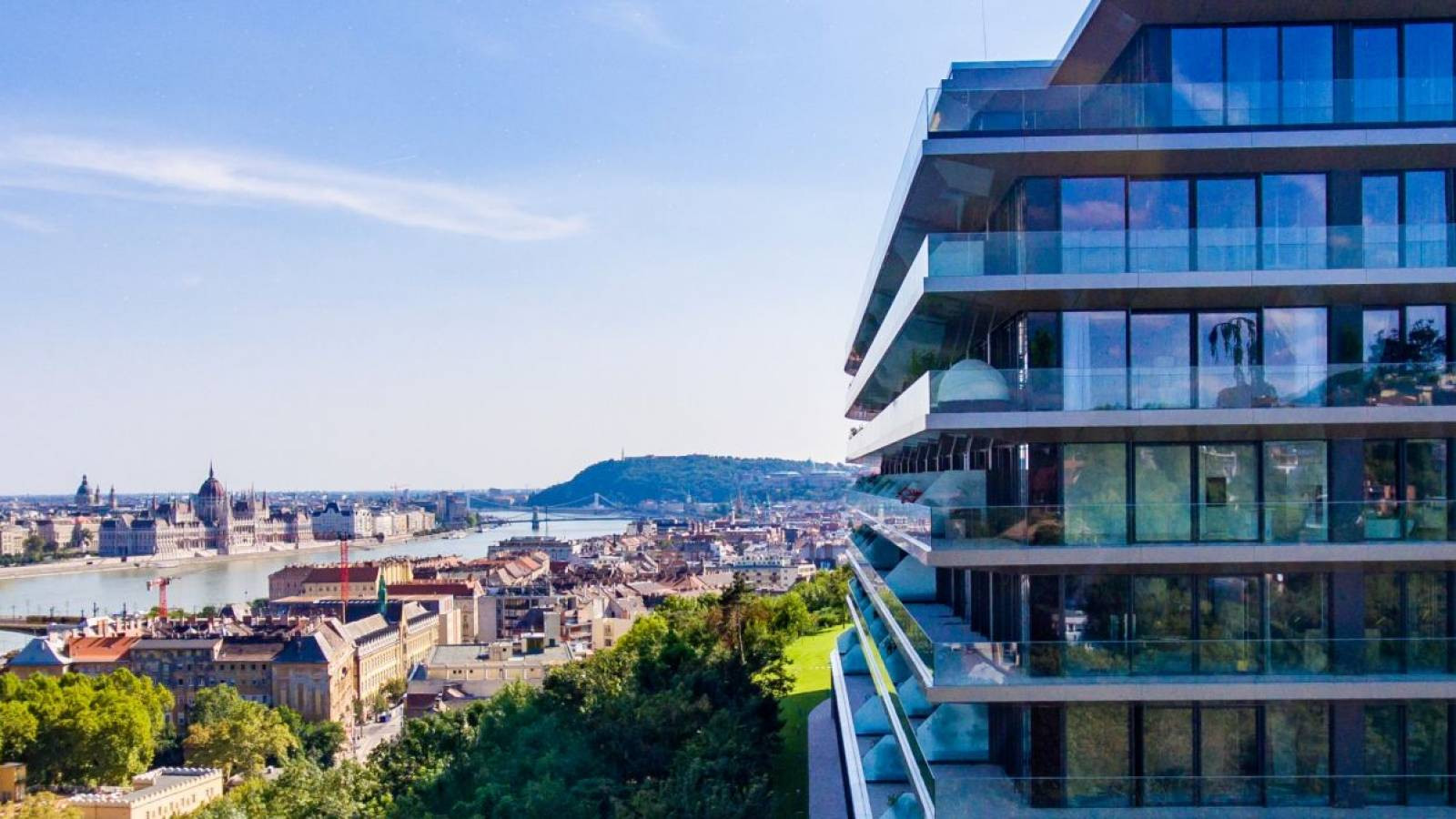 Penthouse kilátással a Parlamentre