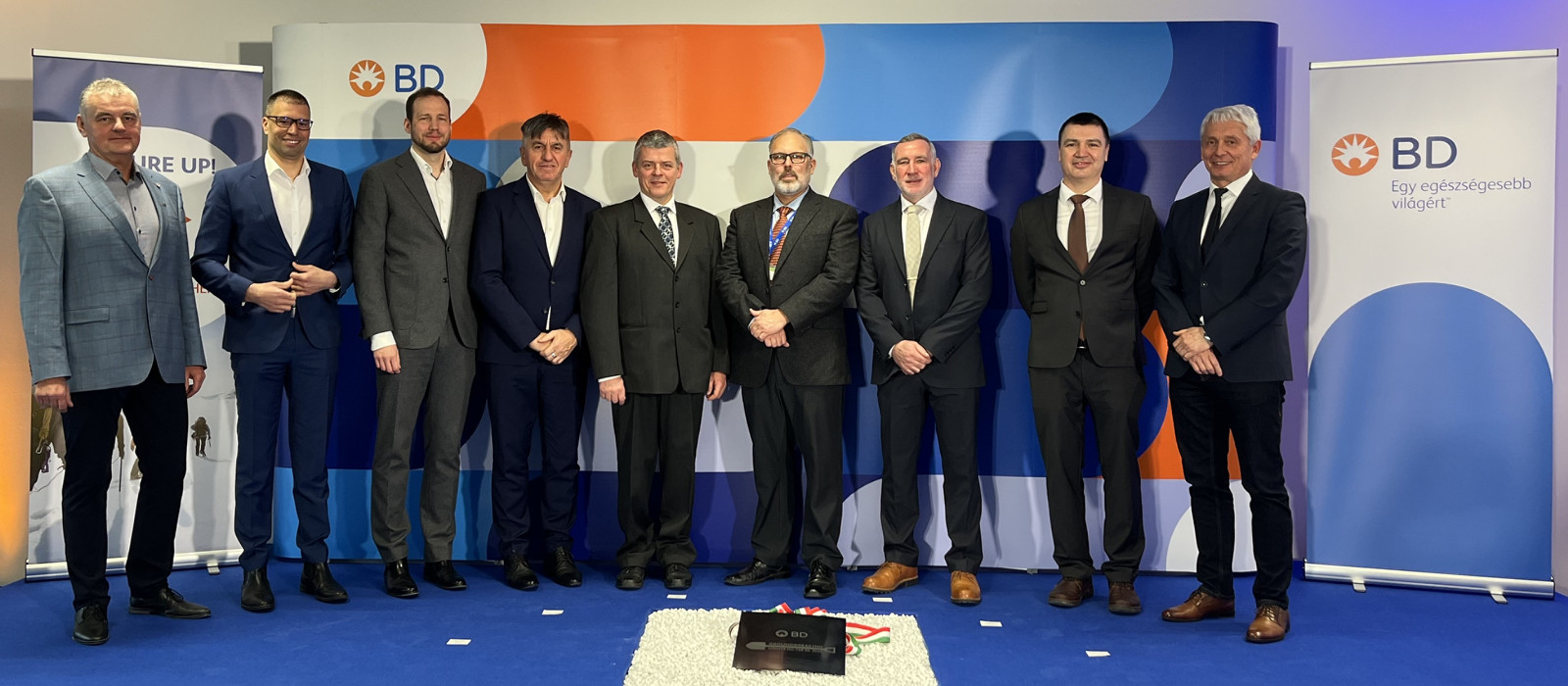 Alapkőletétel a Becton Dickinson környei beruházásánál