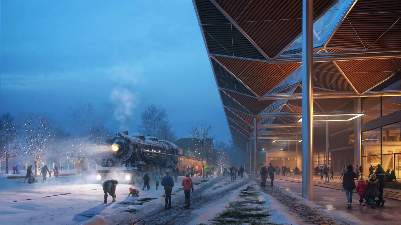Megvételre került a CÉH és a londoni Foster + Partners pályaműve a Közlekedési múzeum pályázatán