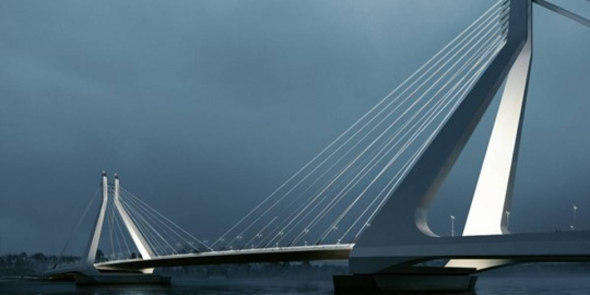 Die Neue Donaubrücke (Galvani-Brücke) erhielt die Baugenehmigung 